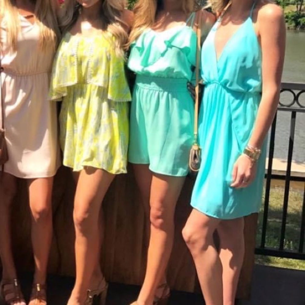 BCBG RUFFLE ROMPER - Picture 5 of 9